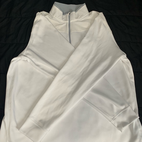 Men Large Dri Fit Nike Seattle Seahawks Golf Sweat Shirt 1/4 Zipup - Picture 4 of 5